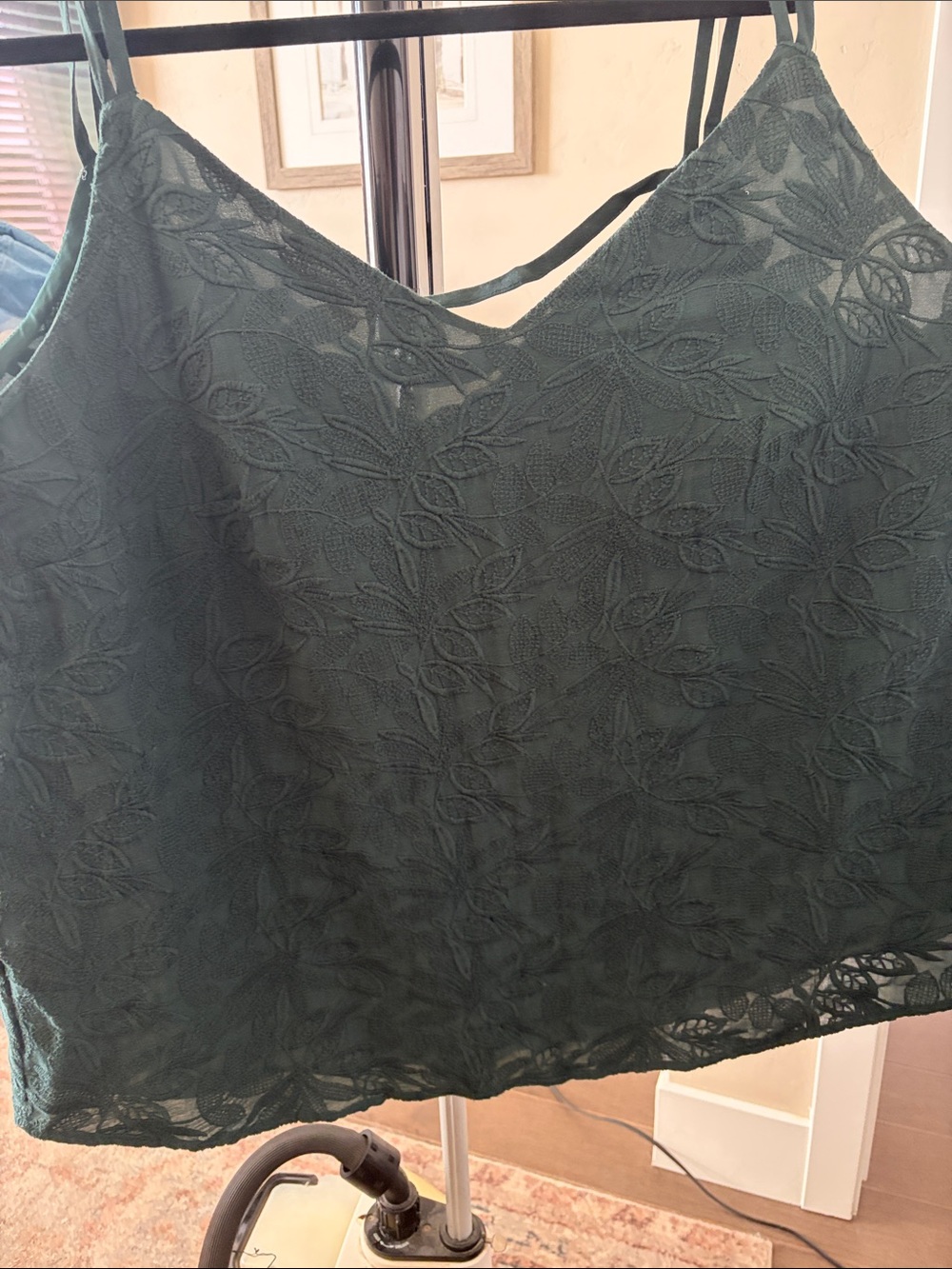 Loft Forest Green   Cami Top - Women's Strappy Tank